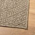 Alfombra ZIZUR aspecto yute interior/exterior beige 240x240