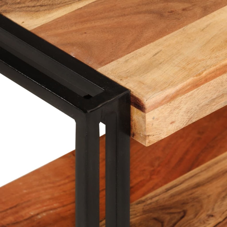 Mueble de TV madera maciza de acacia 180x30x40