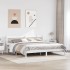 Cama sin colchón madera maciza de pino blanca 180x200