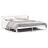 Cama sin colchón madera maciza de pino blanca 180x200