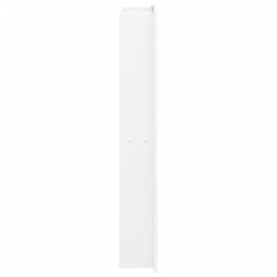 Hornacina ducha acero inoxidable blanco mate 32x62x9