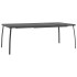 Mesa de jardín malla de acero gris antracita 200x100x72