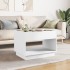 Mesa de centro con Infinity LED blanco 70x50x50