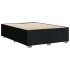 Cama sin colchón tela negro 140x200