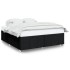 Cama sin colchón tela negro 180x200