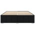 Cama sin colchón tela negro 180x200