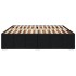 Cama sin colchón tela negro 180x200
