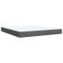Cama box spring con colchón tela gris oscuro 180x200
