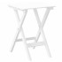 Silla mecedora con mesa plegable madera maciza de álamo
