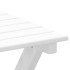 Silla mecedora con mesa plegable madera maciza de álamo