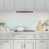 Salpicaderos de cocina 2 uds vidrio templado blanco 80x60