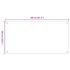 Salpicaderos de cocina 2 uds vidrio templado blanco 80x60