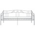 Estructura de sofá cama de metal gris 90x200