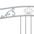 Estructura de sofá cama de metal gris 90x200