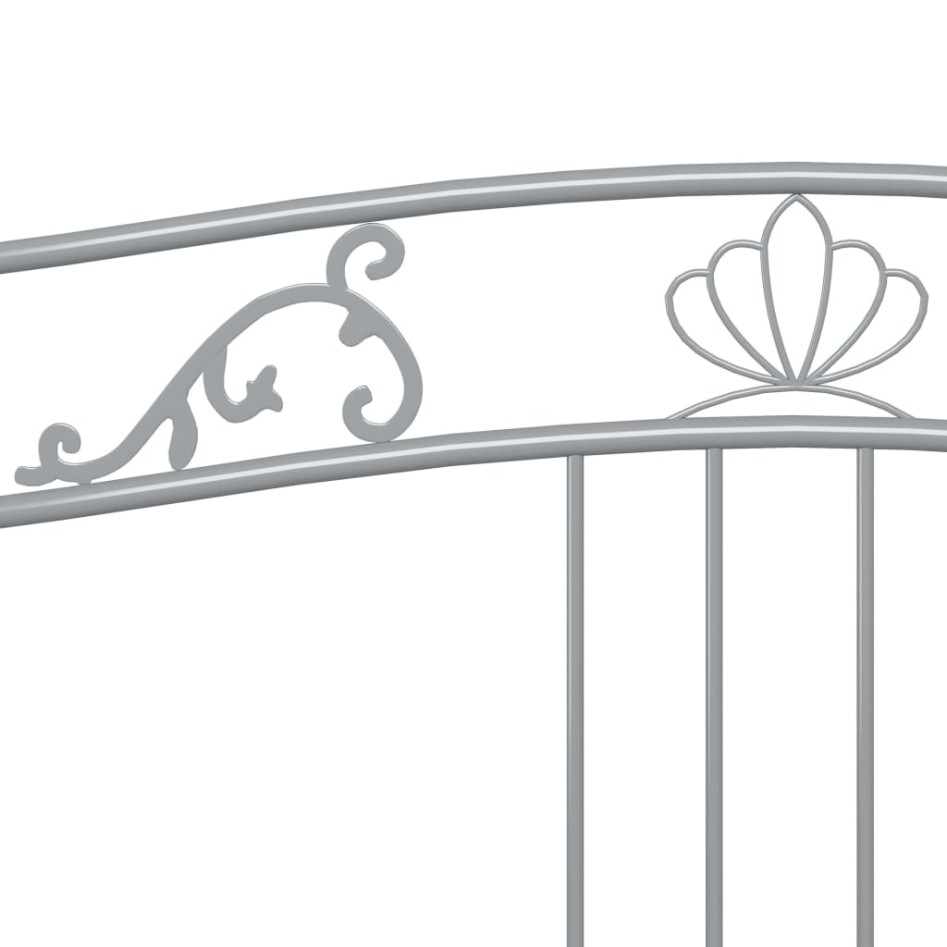 Estructura de sofá cama de metal gris 90x200