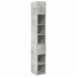 Armario estrecho madera ingeniería gris hormigón 30x42,5x225