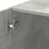 Armario estrecho madera ingeniería gris hormigón 30x42,5x225