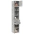 Armario estrecho madera ingeniería gris hormigón 40x42,5x225