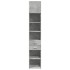 Armario estrecho madera ingeniería gris hormigón 40x42,5x225