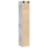 Armario estrecho madera ingeniería gris hormigón 40x42,5x225