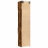 Armario estrecho madera ingeniería roble ahumado 50x42,5x225