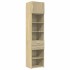 Armario estrecho madera ingeniería roble Sonoma 50x42,5x225