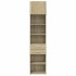 Armario estrecho madera ingeniería roble Sonoma 50x42,5x225