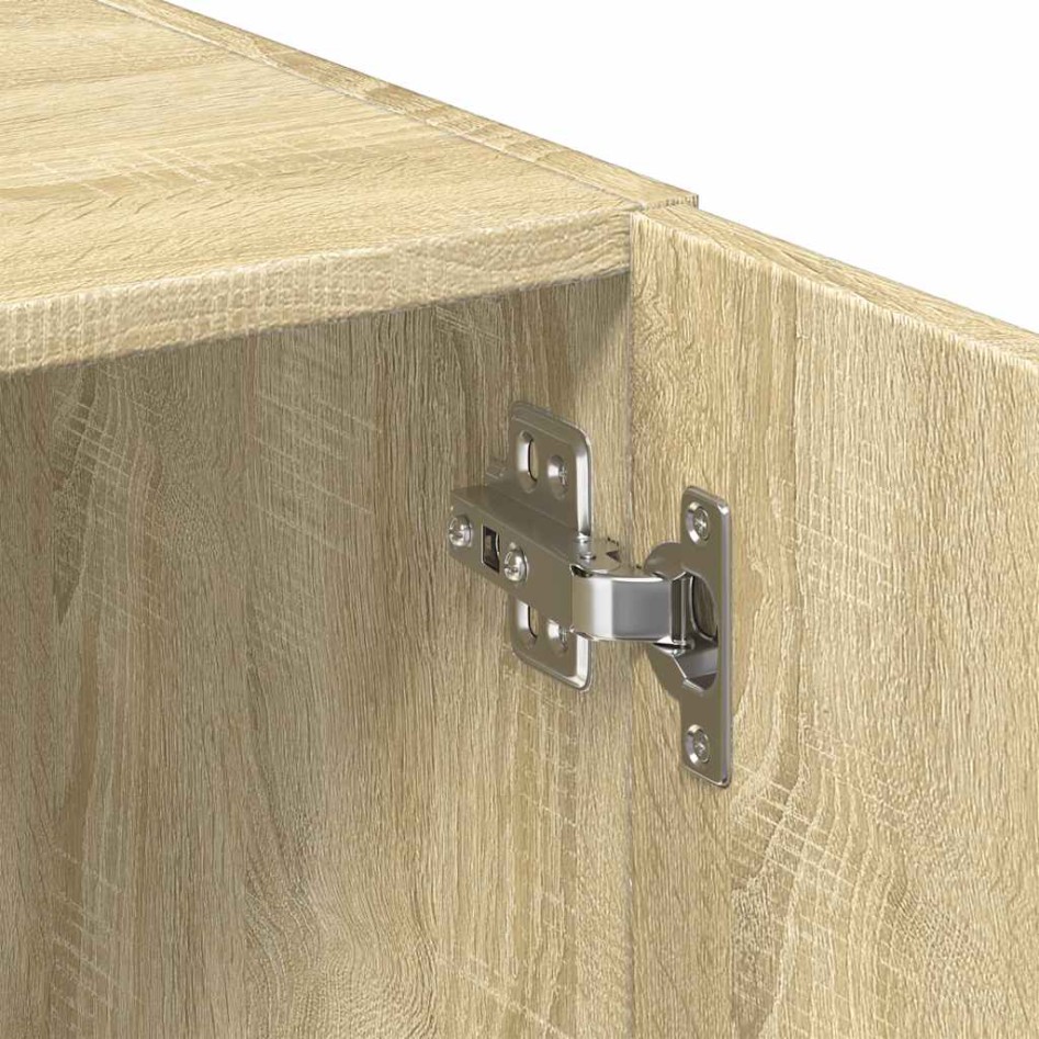 Armario estrecho madera ingeniería roble Sonoma 50x42,5x225