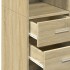 Armario de madera de ingeniería roble Sonoma 70x42,5x225