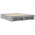 Estructura de cama sin colchón gris hormigón 180x200