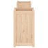 Banco con jardineras madera maciza de pino 180x36x63