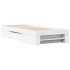 Estructura de cama madera de ingeniería blanca 100x200
