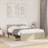 Cama con cabecero madera de ingeniería roble Sonoma 120x190