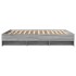 Estructura de cama sin colchón gris Sonoma 160x200