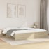 Estructura de cama sin colchón roble Sonoma 200x200