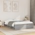 Estructura de cama madera de ingeniería gris Sonoma 120x200