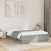 Estructura de cama madera de ingeniería gris Sonoma 120x200 cm