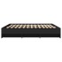 Cama sin colchón negro 180x200 cm madera de