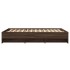 Estructura de cama sin colchón madera marrón roble 140x200