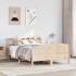 Estructura de cama sin colchón madera maciza de pino 160x200