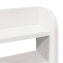 Estructura de cama sin colchón madera de pino blanco 135x190