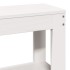 Estructura de cama sin colchón madera maciza de pino 160x200