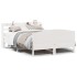 Estructura de cama sin colchón madera de pino blanco 135x190