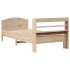 Estructura de cama sin colchón madera maciza de pino 100x200