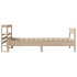Estructura de cama sin colchón madera maciza de pino 90x200
