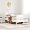 Estructura cama sin colchón madera maciza pino blanca 100x200cm