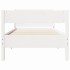 Estructura cama sin colchón madera maciza pino blanca