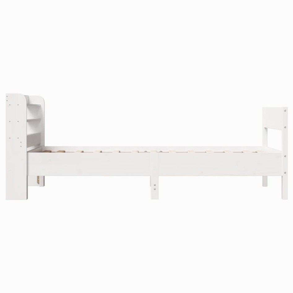 Estructura cama sin colchón madera maciza pino blanca