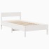 Estructura cama sin colchón madera maciza pino blanca