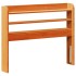 Estructura de cama sin colchón madera maciza marrón 90x190